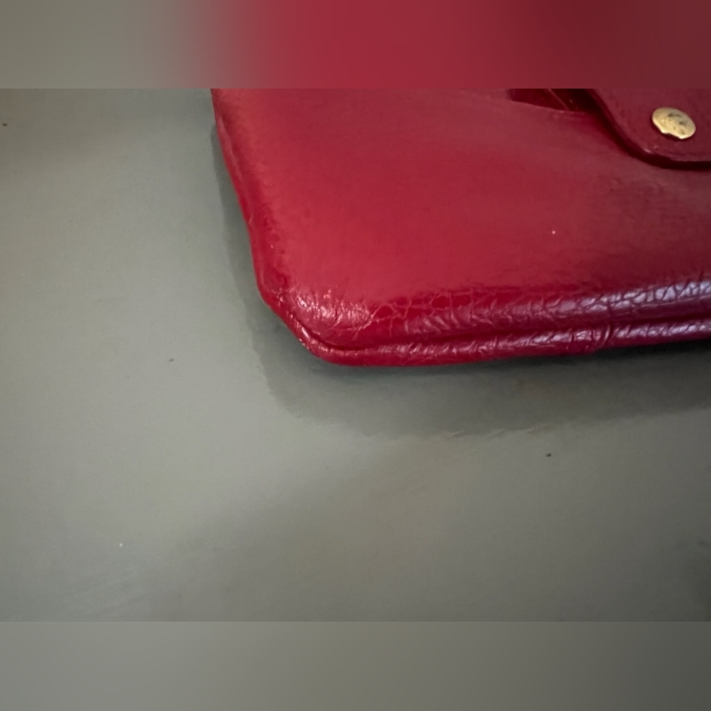 Lodis red leather wristlet - Picture 4 of 5